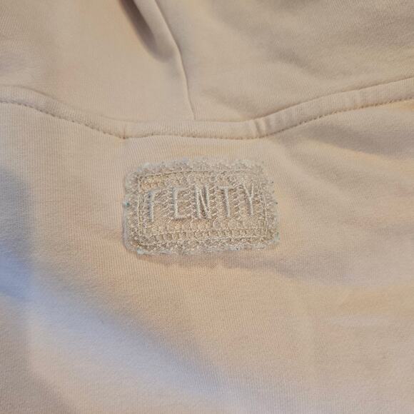 Fenty x Puma Rihanna Light Pink Corset Hoodie Sweatshirt sz Medium Streetwear - Picture 8 of 9